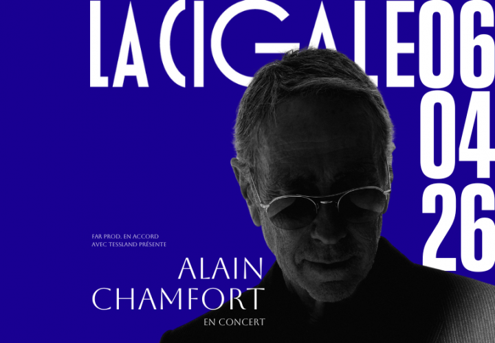 Alain Chamfort en concert à la Cigale le 06 Avril 2026 !